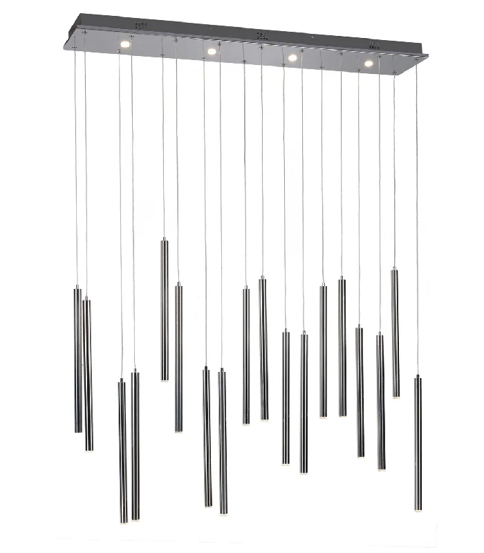 Gothic Ceiling Lights with Dark Metalwork and Pointed ArchesGothic Ceiling Lights with Dark Metalwork and Pointed ArchesBethel International TR18 Pendant Light - Chrome