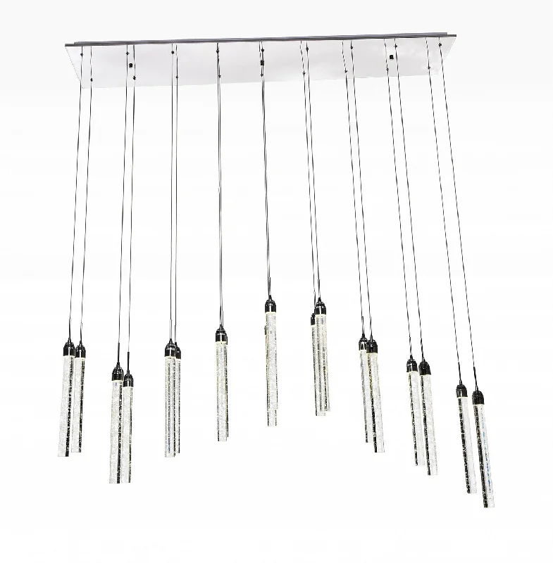 Crystal Ceiling Lights with High - Quality Swarovski CrystalsCrystal Ceiling Lights with High - Quality Swarovski CrystalsBethel International YJ03 Pendant Light - Chrome