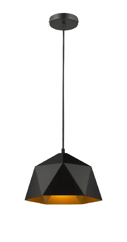 Rustic Ceiling Lights with Reclaimed Wood and Distressed FinishesRustic Ceiling Lights with Reclaimed Wood and Distressed FinishesBethel International YS7702-1PS-BK Pendant Light - Black