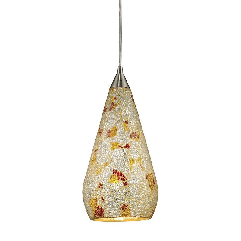 Crystal Ceiling Lights with High - Quality Swarovski CrystalsCrystal Ceiling Lights with High - Quality Swarovski CrystalsELK 546 Curvalo 1-lt Pendant