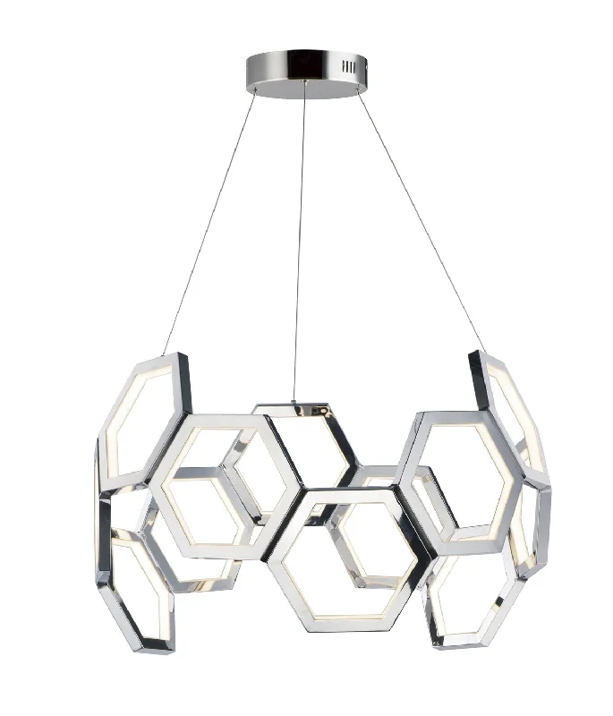 Bohemian Ceiling Lights with Beads, Tassels, and Colorful GlassBohemian Ceiling Lights with Beads, Tassels, and Colorful GlassPolygon LED Pendant