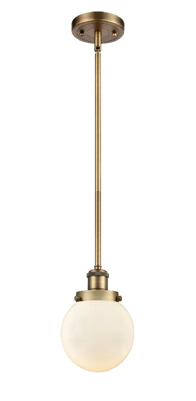 Scandinavian Style Ceiling Lights with Light Wood AccentsScandinavian Style Ceiling Lights with Light Wood AccentsOne Light Mini Pendant