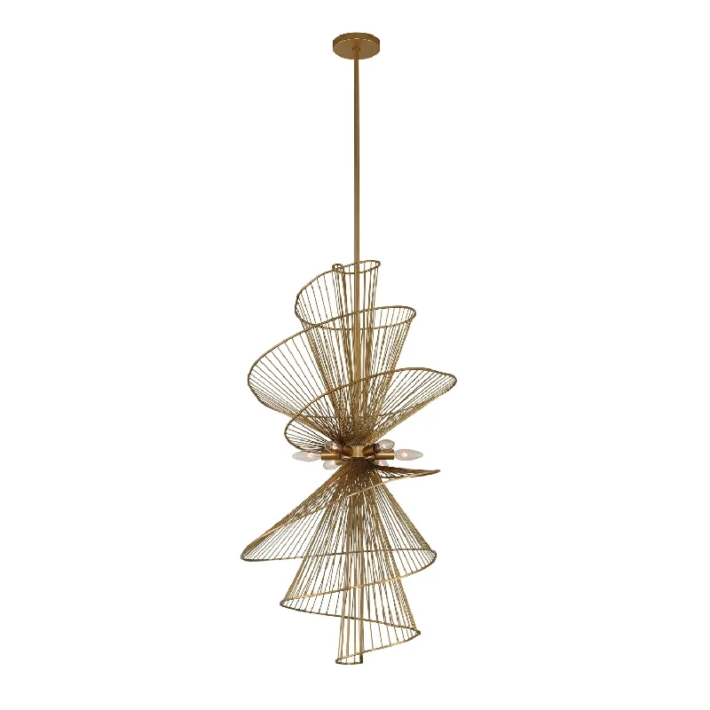 Art Nouveau Ceiling Lights with Organic, Flowing ShapesArt Nouveau Ceiling Lights with Organic, Flowing ShapesAurora Foyer Pendant