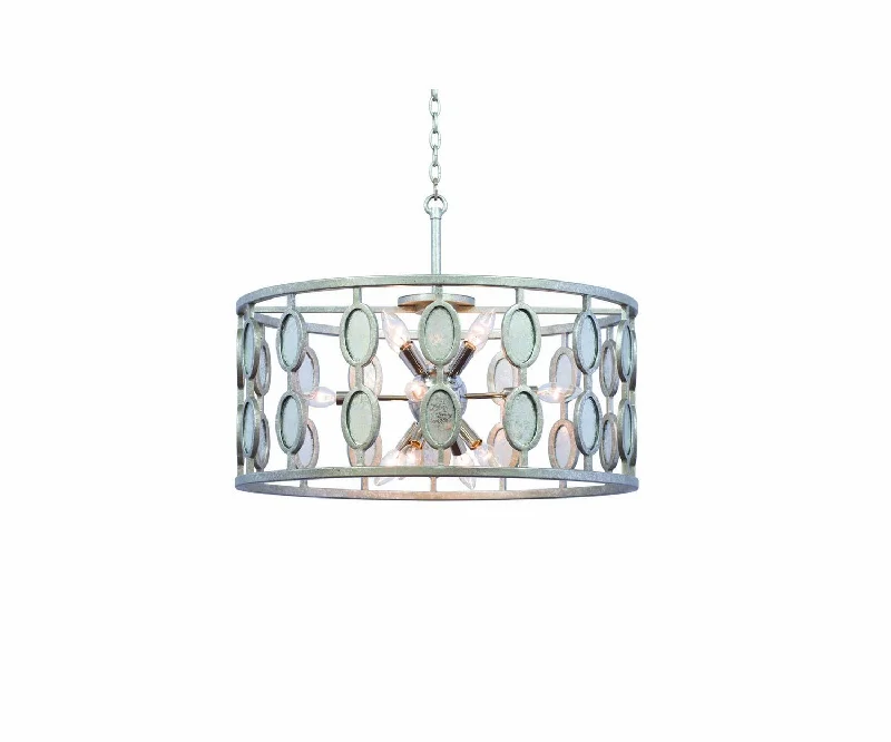 Metal Ceiling Lights in Brass, Copper, Stainless Steel, and IronMetal Ceiling Lights in Brass, Copper, Stainless Steel, and IronPalomar 12 Light Pendant