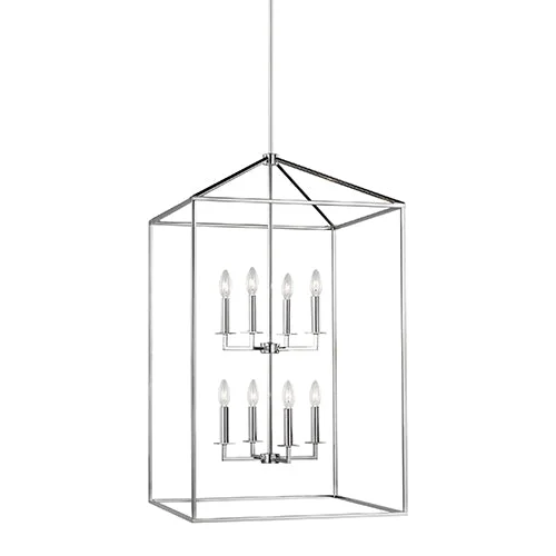 African - Inspired Ceiling Lights with Tribal Patterns and Natural MaterialsAfrican - Inspired Ceiling Lights with Tribal Patterns and Natural MaterialsSea Gull 5315008 Perryton 8-lt 22" Hall / Foyer Pendant