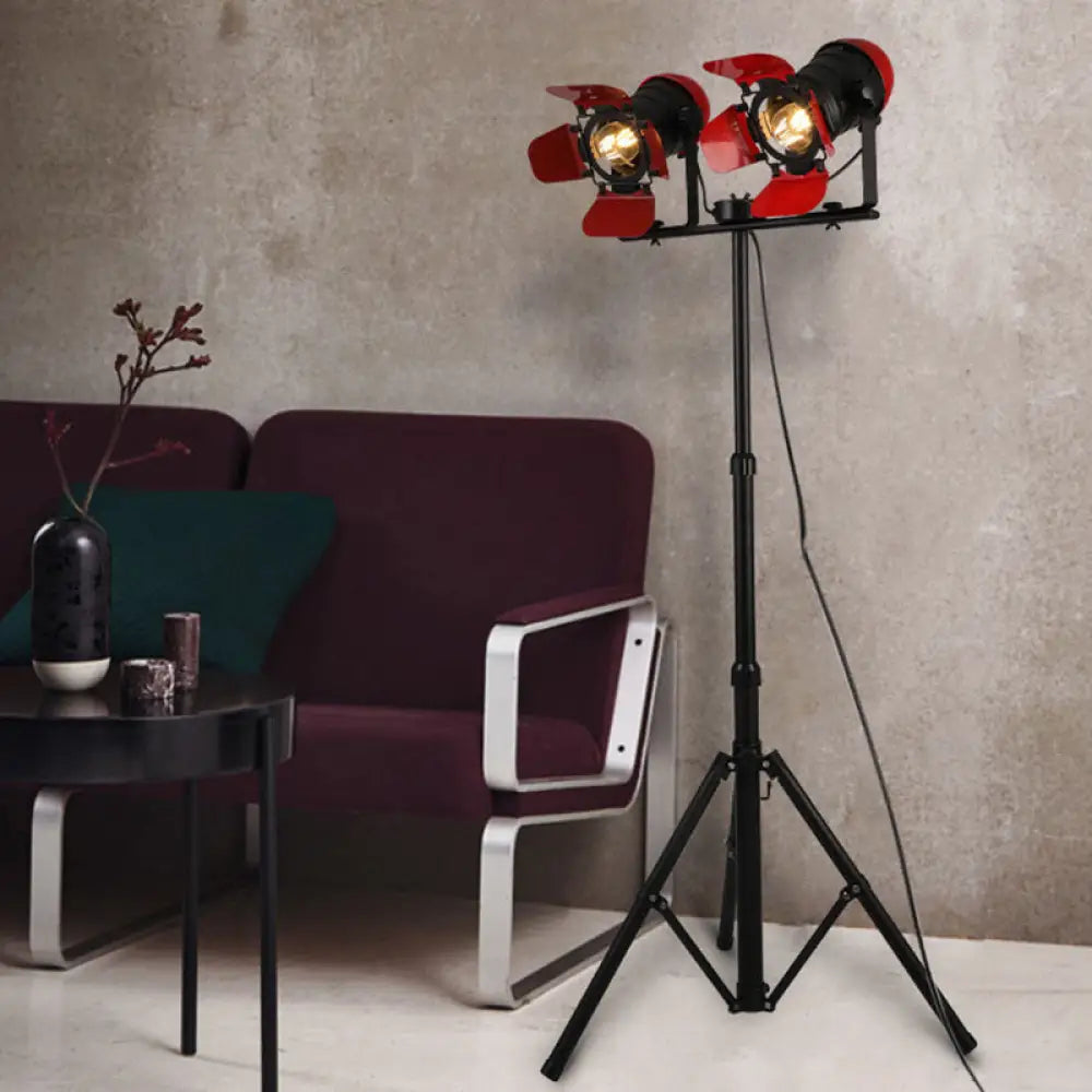 metal table lamps with a matte black finish for a sleek appearancemetal table lamps with a matte black finish for a sleek appearanceRed Tripod Design Retro Industrial Floor Lamp - 2 Lights - Metallic Standing Light for Studios metal table lamps with a matte black finish for a sleek appearancemetal table lamps with a matte black finish for a sleek appearanceRed Tripod Design Retro Industrial Floor Lamp - 2 Lights - Metallic Standing Light for Studios
