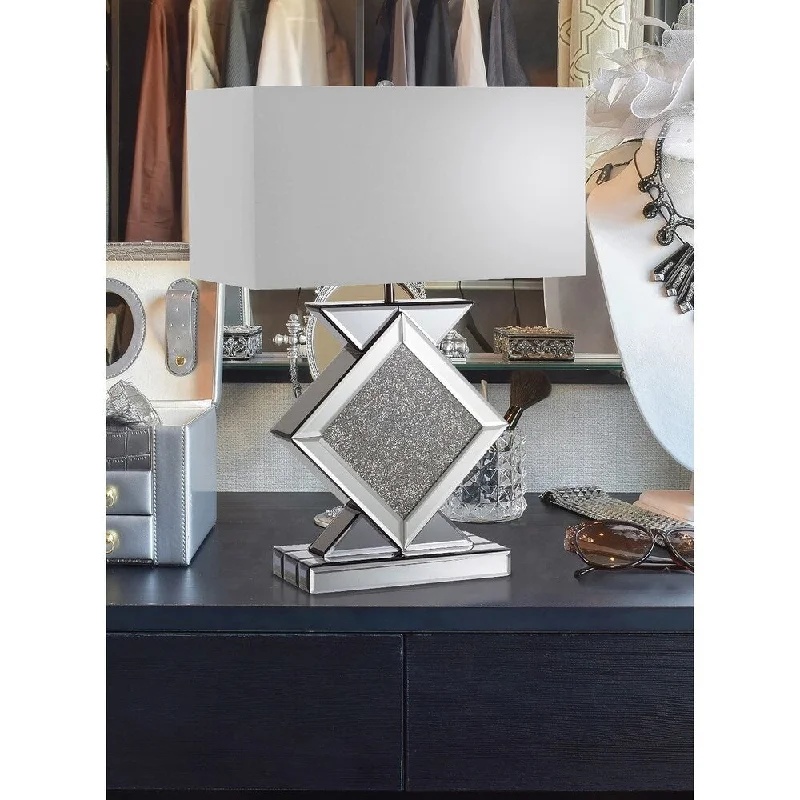 ceramic table lamps with hand painted designs for an artistic touchceramic table lamps with hand painted designs for an artistic touch20 in COSMOS BLACK CRYSTAL ICE MIRROR DIAMOND SHAPE BEDSIDE TABLE LAMP