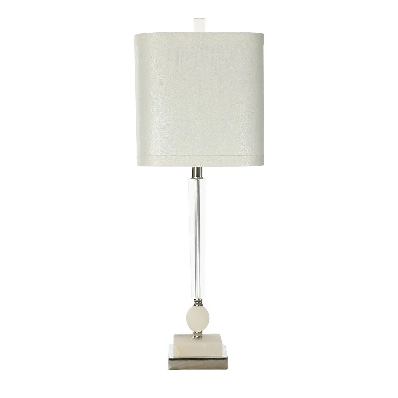 crystal table lamps with dazzling prisms for a glamorous effectcrystal table lamps with dazzling prisms for a glamorous effect26" Polished Nickel, Marble & Crystal Table Lamp w/ Decorator Shade crystal table lamps with dazzling prisms for a glamorous effectcrystal table lamps with dazzling prisms for a glamorous effect26" Polished Nickel, Marble & Crystal Table Lamp w/ Decorator Shade
