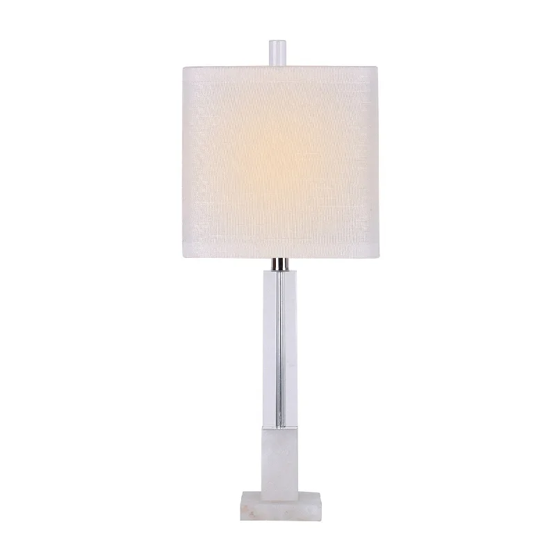 mid century modern table lamps with iconic designs for a stylish studymid century modern table lamps with iconic designs for a stylish study27" Architectural Crystal Column Table Lamp w/Marble Base and Decorator Shade