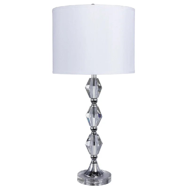 modern minimalist table lamps for contemporary living roomsmodern minimalist table lamps for contemporary living rooms29-inch Crystal Table Lamp with Chrome Metal Accent