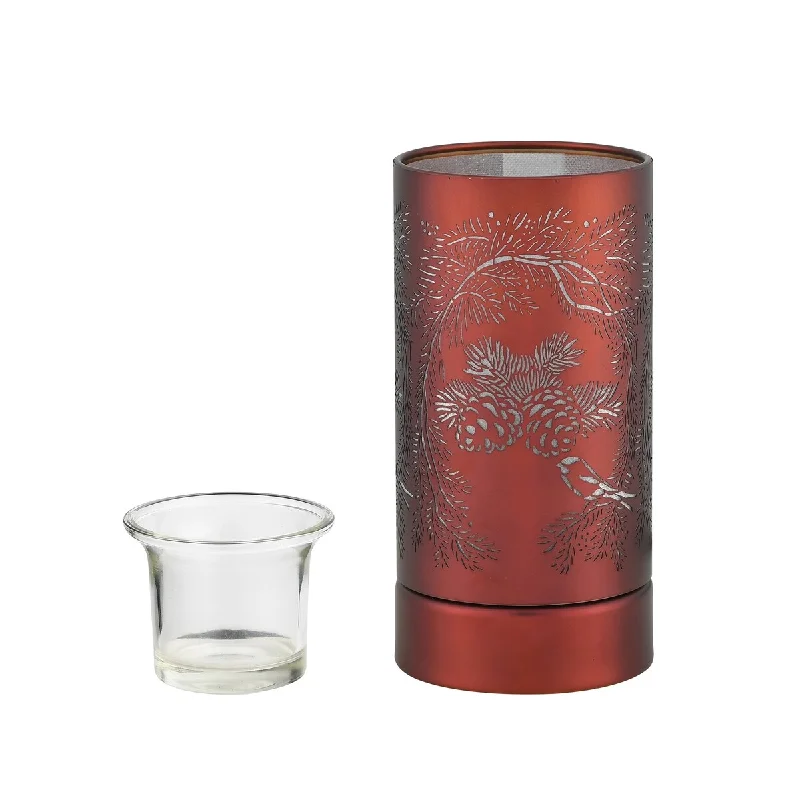 wooden table lamps with natural grain for a warm and organic feelwooden table lamps with natural grain for a warm and organic feel7" Touch lamp/Oil burner/Wax warmer-Copper Pinecones - 3.75*3.75*7