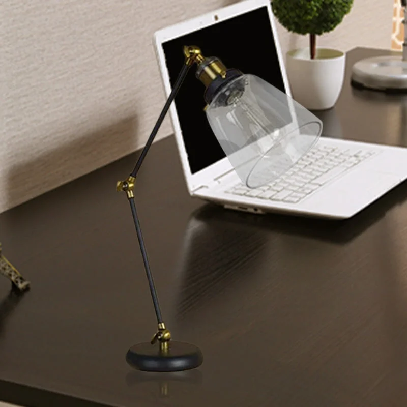 metal table lamps with a matte black finish for a sleek appearancemetal table lamps with a matte black finish for a sleek appearanceIndustrial Black Desk Lamp with Swing Arm & Tapered Clear Glass Shade metal table lamps with a matte black finish for a sleek appearancemetal table lamps with a matte black finish for a sleek appearanceIndustrial Black Desk Lamp with Swing Arm & Tapered Clear Glass Shade