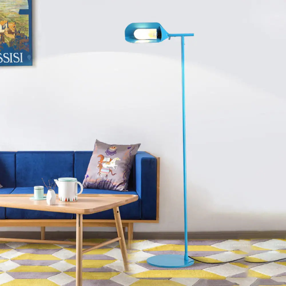 fabric table lamps with a linen shade for a relaxed and breathable lookfabric table lamps with a linen shade for a relaxed and breathable lookModern Metal Floor Lamp for Bedroom- Black/White/Blue Folded Standing Light