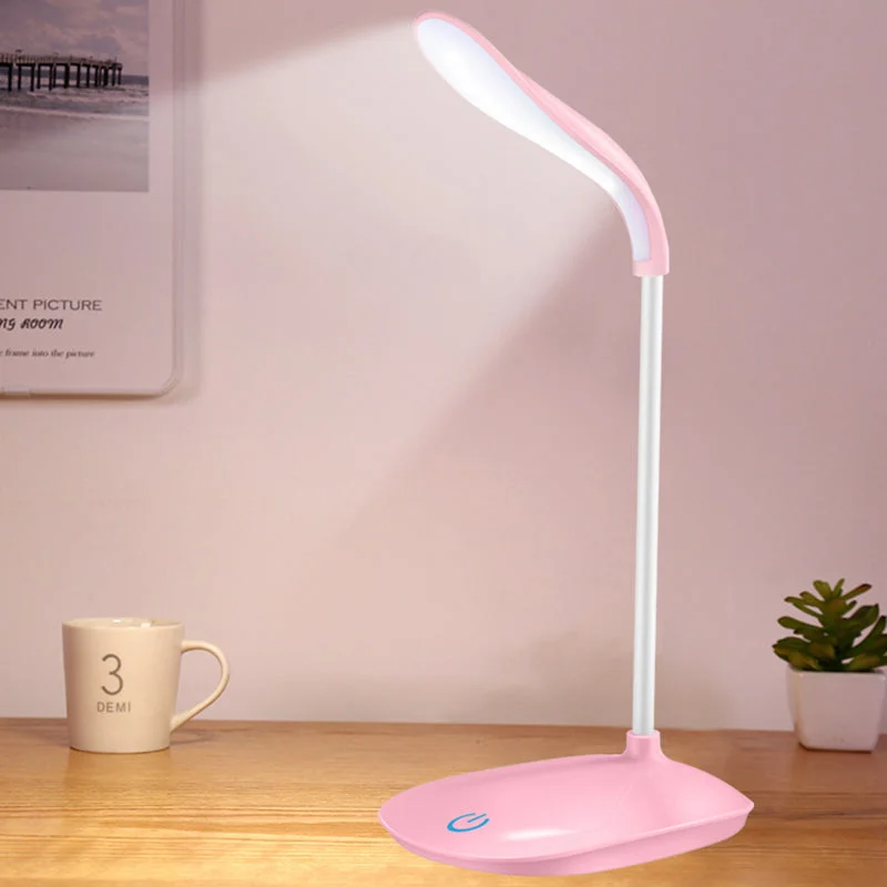 leather table lamps with a distressed texture for a rugged charmleather table lamps with a distressed texture for a rugged charmBlue/Pink/White USB Charging Desk Lamp - Modern Touch-Sensitive Table Lamp for Reading