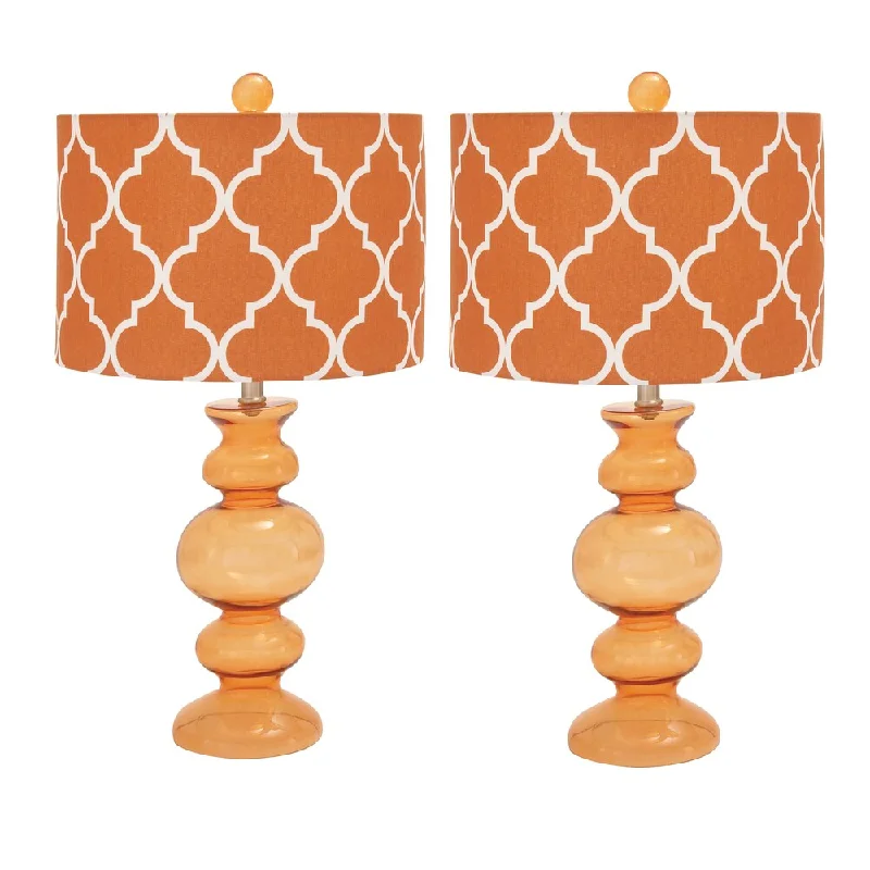 gothic style table lamps with dark finishes for a mysterious lookgothic style table lamps with dark finishes for a mysterious lookCasa Cortes Hollywood Regency 26-inch Artisan Glass Table Lamp - Set of 2