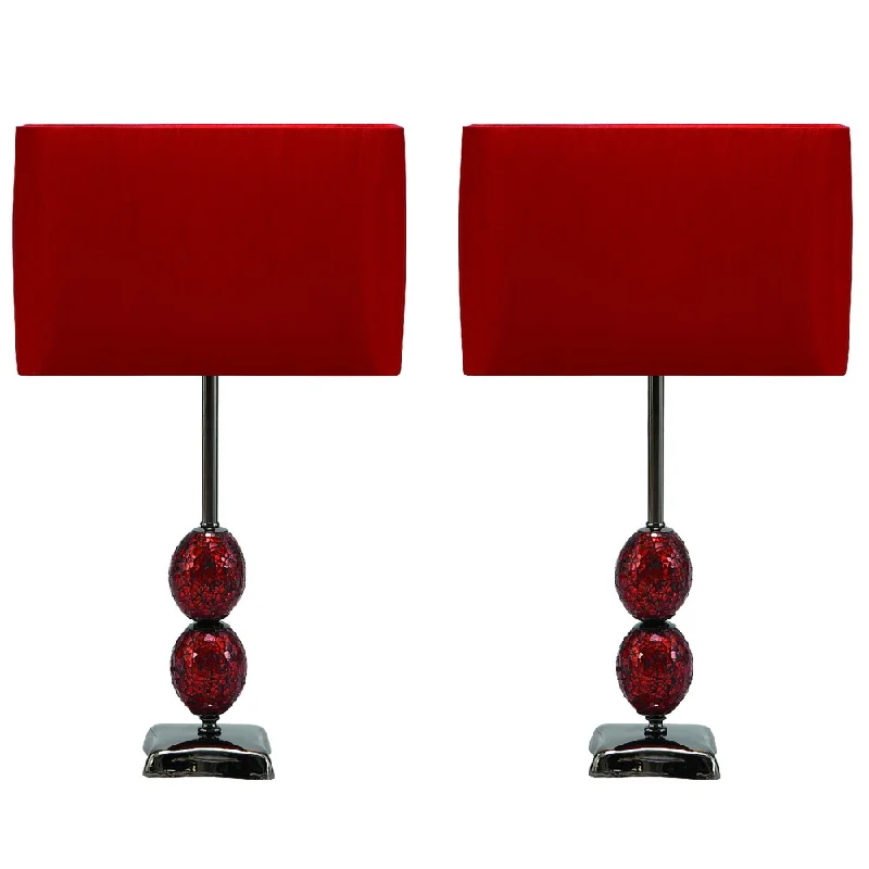 mid century modern table lamps with iconic designs for a stylish studymid century modern table lamps with iconic designs for a stylish studyCasa Cortes Red Lumina 25-inch Table Lamp (Set of 2)