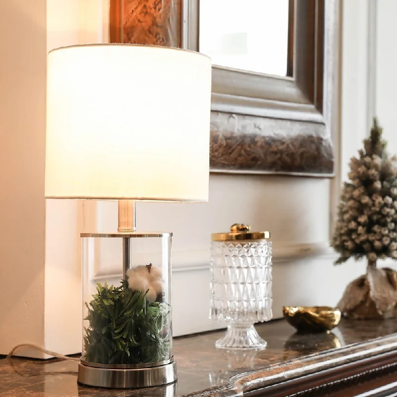 glass table lamps with a frosted surface for soft light diffusionglass table lamps with a frosted surface for soft light diffusionCO-Z 18-Inch Accent Glass Cylinder Fillable Table Lamp
