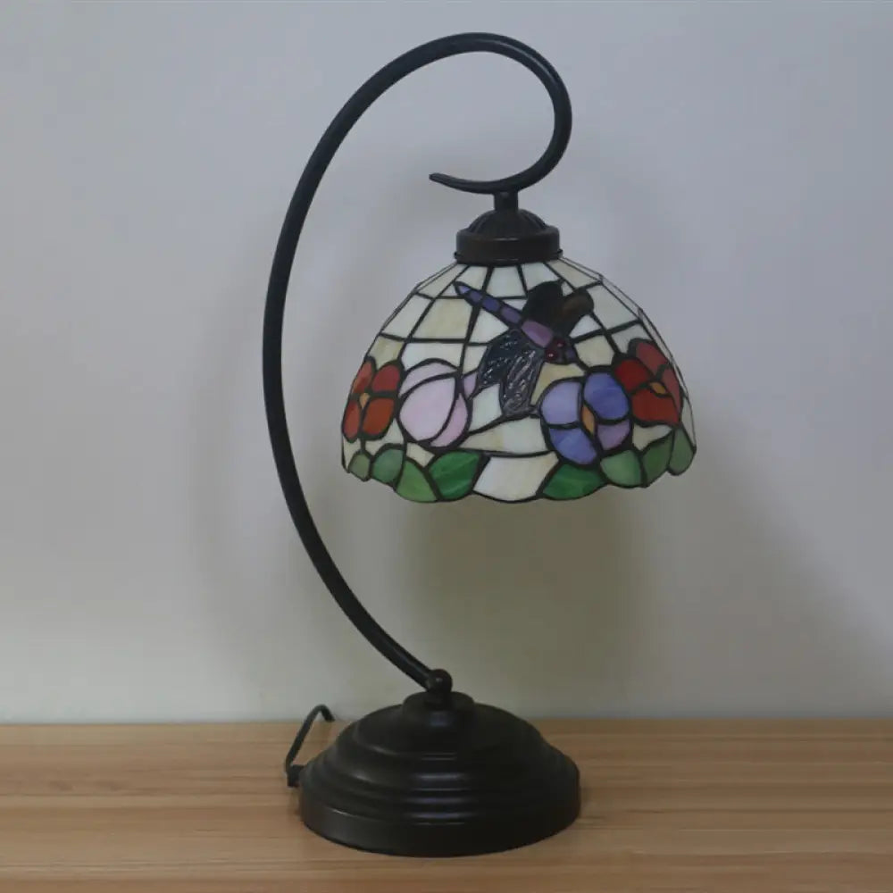 asian inspired table lamps with bamboo accents for a zen atmosphereasian inspired table lamps with bamboo accents for a zen atmosphereMediterranean Cut Glass Domed Night Table Lamp - Dark Coffee Dragonfly and Flower Patterned Desk Light