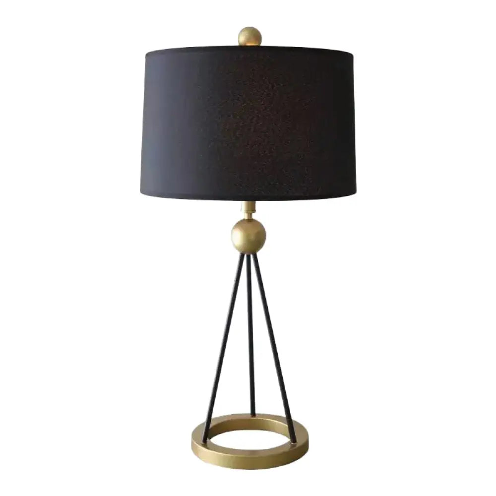 marble table lamps with a luxurious veined pattern for high end decormarble table lamps with a luxurious veined pattern for high end decorContemporary Drum-Shaped Black Floor Lamp with Tripod Base