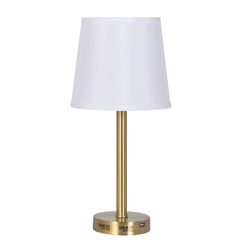 Gold with White Shade