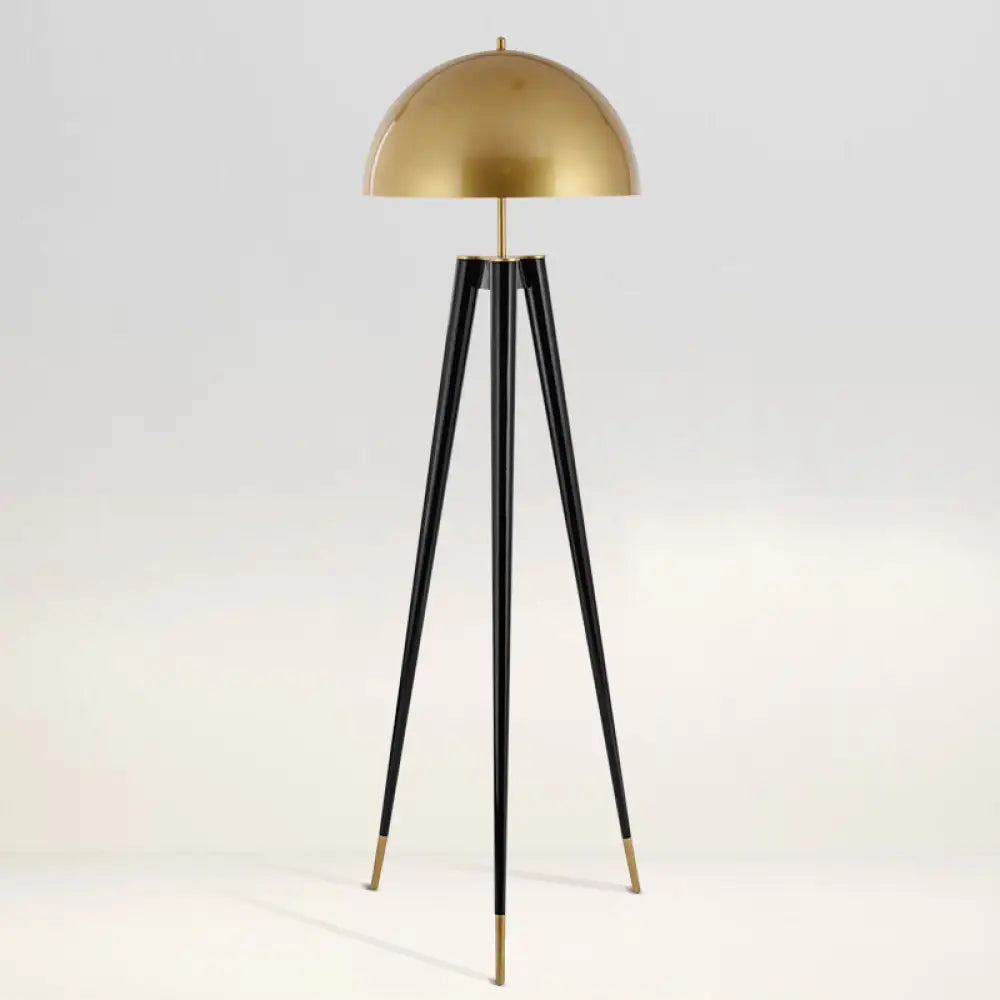 bohemian table lamps with colorful patterns for eclectic bedroomsbohemian table lamps with colorful patterns for eclectic bedroomsNordic Domed Metal Floor Lamp with Tripod Base - 1-Head Black Living Room Reading Light