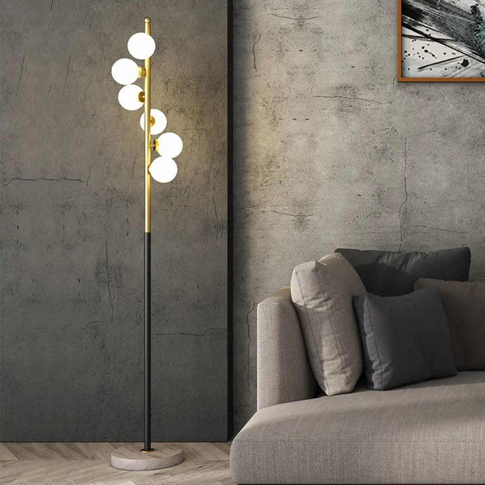 modern minimalist table lamps for contemporary living roomsmodern minimalist table lamps for contemporary living roomsOpal Glass Spiral Design Floor Lamp, 6-Head Modernist Stand with Gold-Black Finish modern minimalist table lamps for contemporary living roomsmodern minimalist table lamps for contemporary living roomsOpal Glass Spiral Design Floor Lamp, 6-Head Modernist Stand with Gold-Black Finish