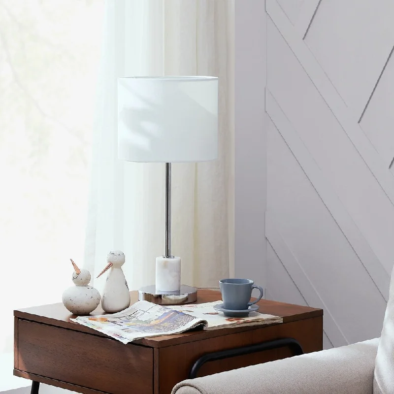 fabric table lamps with a linen shade for a relaxed and breathable lookfabric table lamps with a linen shade for a relaxed and breathable lookPorch & Den Kingsley Marble Table Lamp