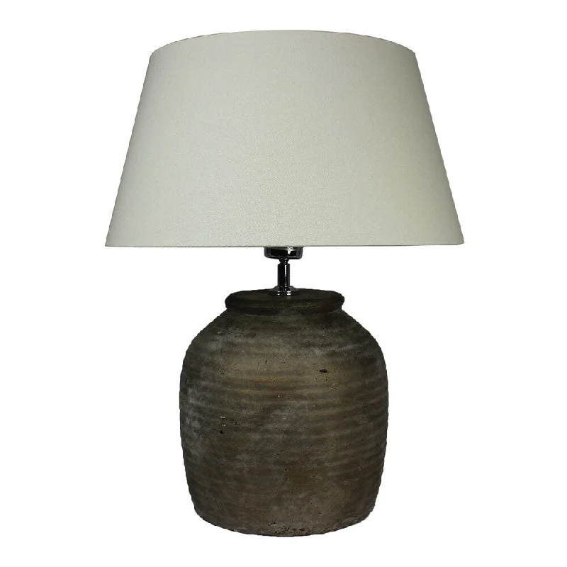 wooden table lamps with natural grain for a warm and organic feelwooden table lamps with natural grain for a warm and organic feelPot Handcrafted Bronze Ceramic Table Lamp - 21-Inch