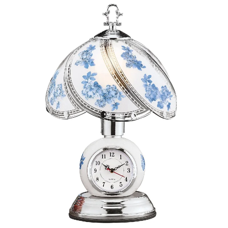 coastal style table lamps with nautical elements for beach housescoastal style table lamps with nautical elements for beach housesRose Glass Panel Touch Lamp with Analog Clock - 13.000 x 9.150 x 9.000 coastal style table lamps with nautical elements for beach housescoastal style table lamps with nautical elements for beach housesRose Glass Panel Touch Lamp with Analog Clock - 13.000 x 9.150 x 9.000