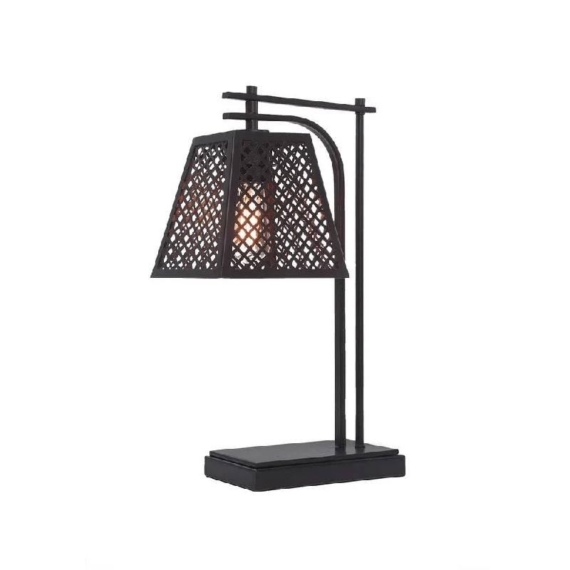 fabric table lamps with a linen shade for a relaxed and breathable lookfabric table lamps with a linen shade for a relaxed and breathable lookToltec Corbello 1 Light Accent Lamp Shown In Espresso Finish With 7" Metal Shade
