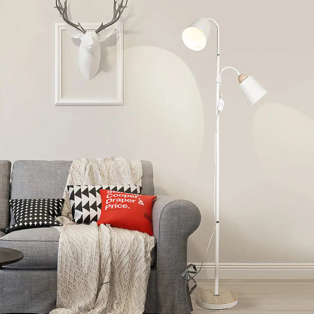 crystal table lamps with dazzling prisms for a glamorous effectcrystal table lamps with dazzling prisms for a glamorous effectNordic Style Metallic Standing Floor Lamp for Study Room - White, Trumpet-Like Design, 2 Bulbs Included